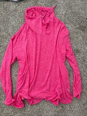 Calvin Klein Hot Pink Lightweight Hooded Pullover